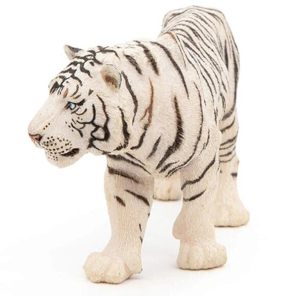 White Tiger Figurine - Hand Painted Wild Animal Toy Action Figure -‎ Papo - Picture 5 of 8